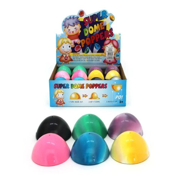 Dome Poppers - Assorted Marble Colours