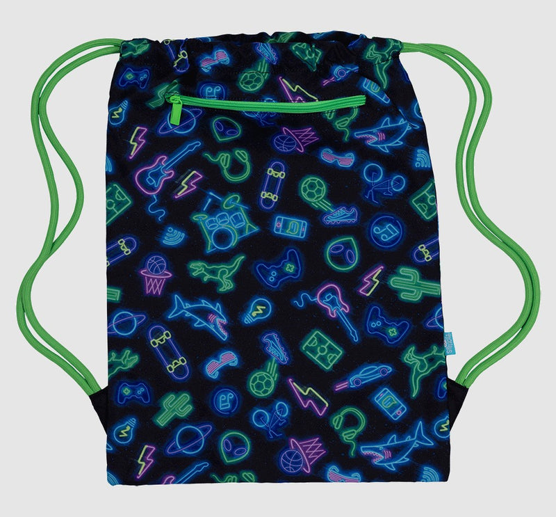 Spencil | Big Drawstring Bag - Neon Life