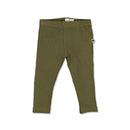 Burrow & Be | Rib Leggings-Olive RRP $34.99  SPECIAL $19.99