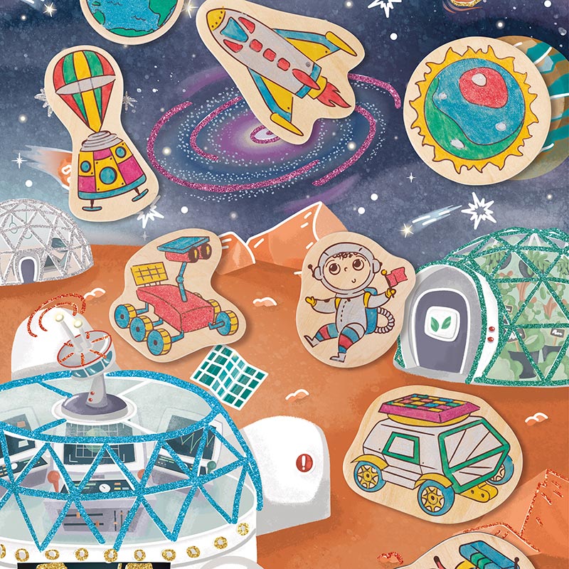 HAPE | MARS LIFE DIY MAGNETS