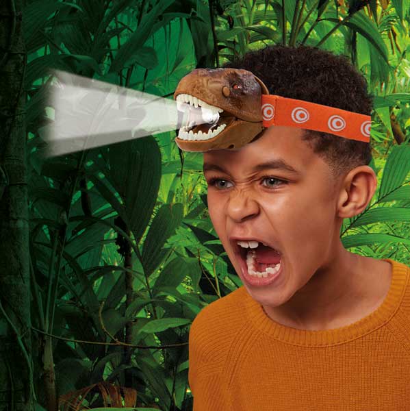 T Rex Head torch | Brainstorm