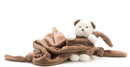 Billy Bear Brown Velour Dou Dou (Security Blanket)