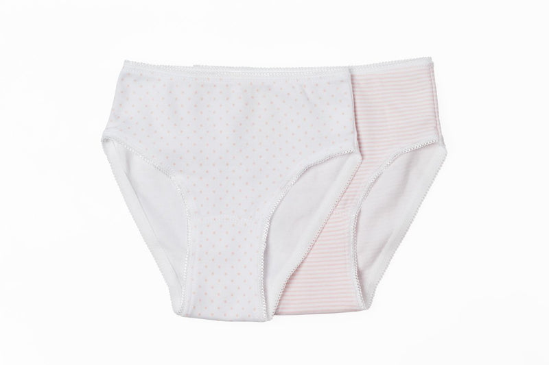Emotion & Kids stripe & pink girls underpants