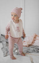 Burrow & Be | Rib Leggings-Dusty Rose