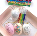 DIY Egg Ornament Colouring with Water Pens