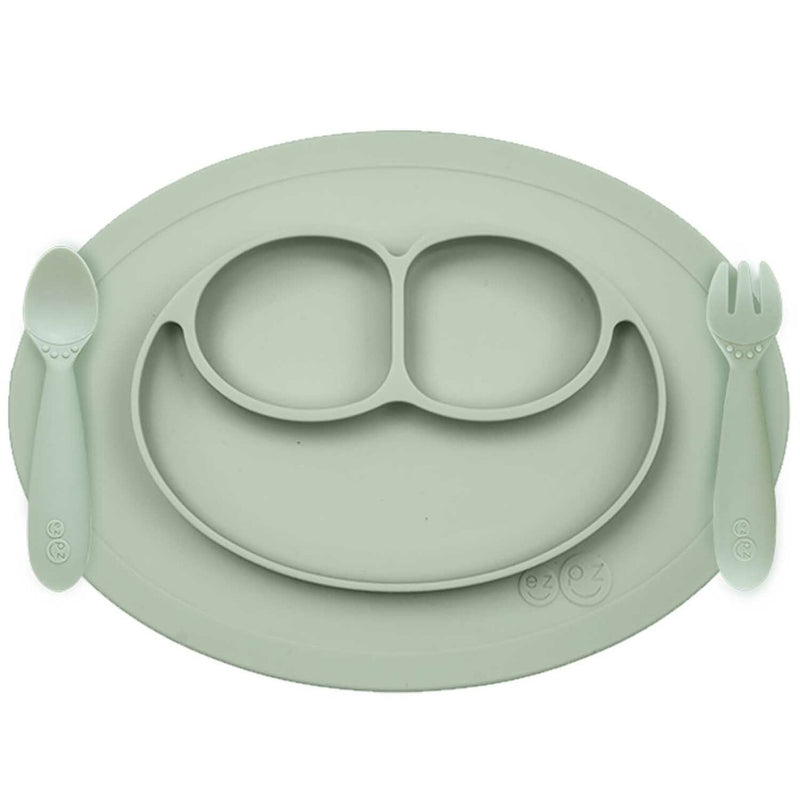 EZPZ | Mini Feeding Set (Mat+Utensils)