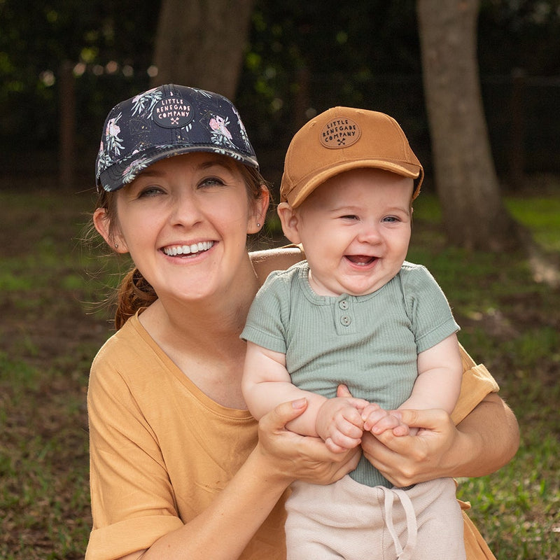 Little Renegade | Baseball Cap- Floral Valentine