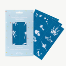 Oh Flossy Reusable Adhesive Face Paint & Makeup Stencils