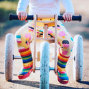 Toddler Gumboots Rainbow | Natural Rubber Baby  RRP $59.99