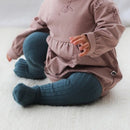 Burrow & Be | Footed Tights-Teal