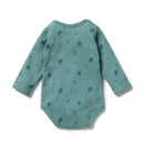 W & F | Organic Cotton Rib Little Leaf  Bodysuit RRP $41.99  SPECIAL $24.99