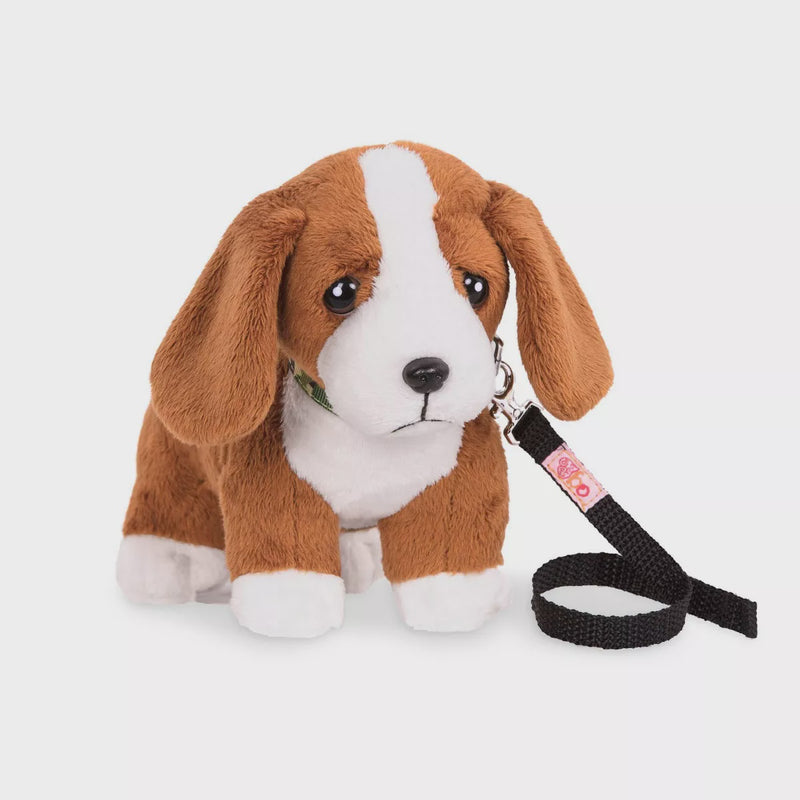 Our Generation Pet Dog Plush with Posable Legs - Basset Hound Pup