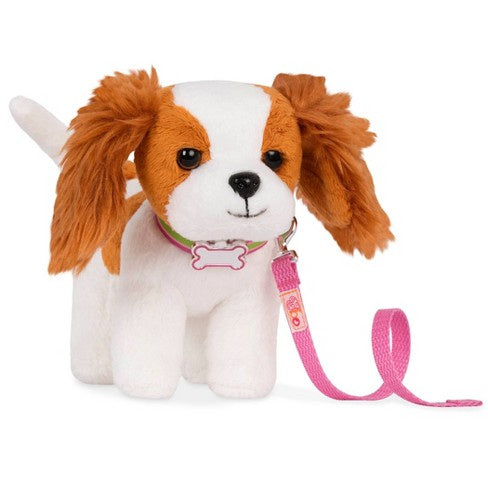Our Generation Pet Dog Plush with Posable Legs - King Charles Spaniel Pup