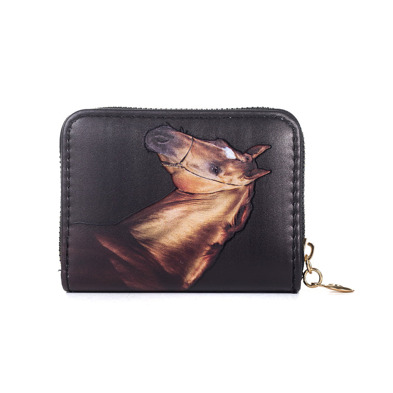 Horse Design Card Holder Wallets