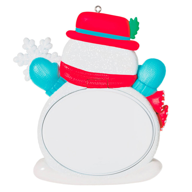 Hallmark keepsake | Grandkid Hugs Snowman 2022 Photo Frame Ornament