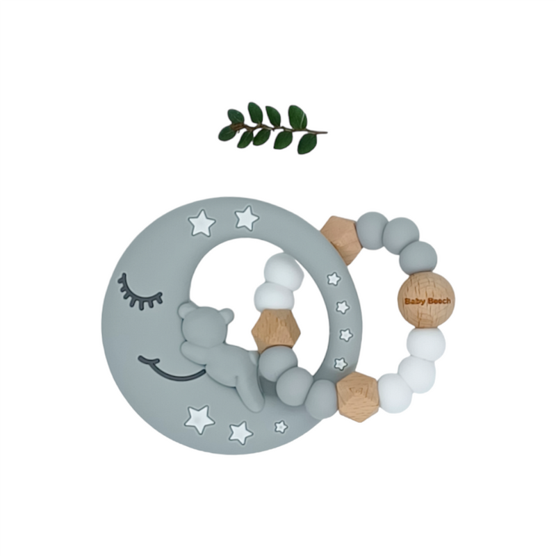 Baby Beech | Pendant Teether-Sleeping Moon