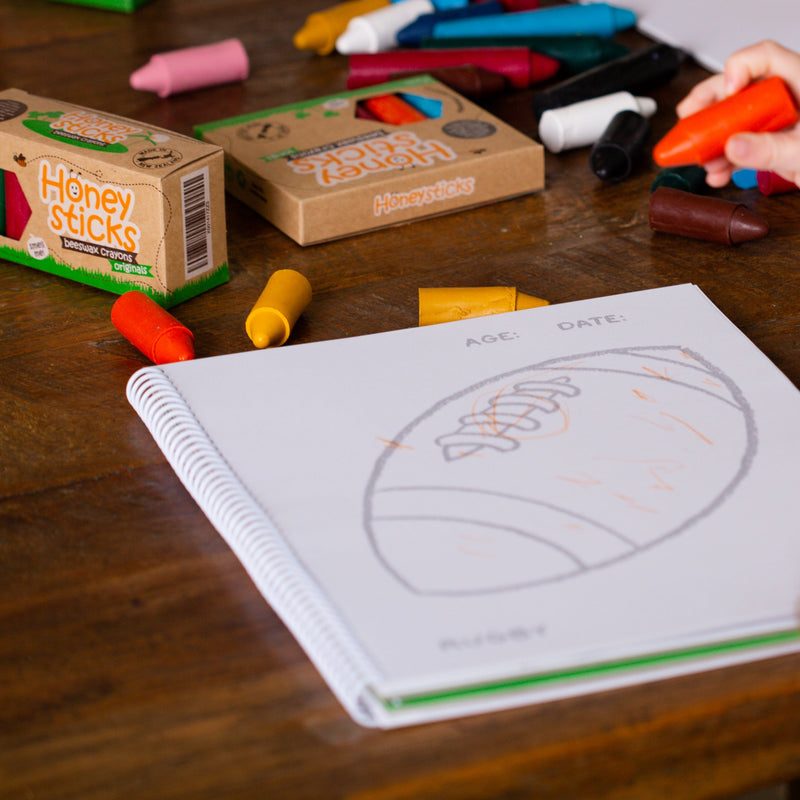 Honeysticks | Toddlers First Colouring Book - A Kiwi Adventure