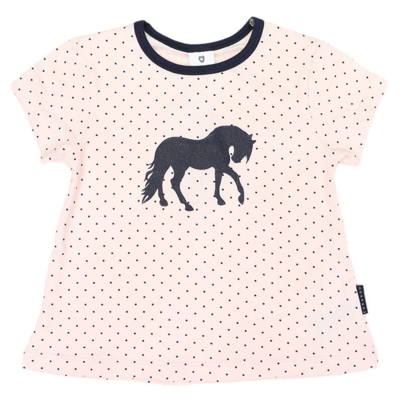 Korango | Horse Print Swing Top-Pink