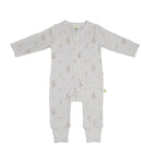 Imababywear | Baby's Long Sleeve Zipsuit - Rabbit Garden