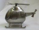 Helicopter  Money Box - Pewter