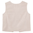 Designer Kidz | Toby Linen Vest-Sand