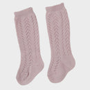 Designer Kidz | Knee High Socks-Dusty Pink