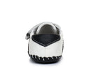 Little Chic | White w/ Black & Red Boys Shoe