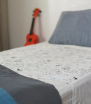 Brolly Sheet with Wings- Space