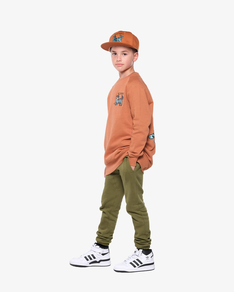 BOB | Tiger Raglan Fleece Crew  RRP $69.99  SPECIAL $41.99