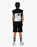 Band of Boys | Black Seam Front Shorts