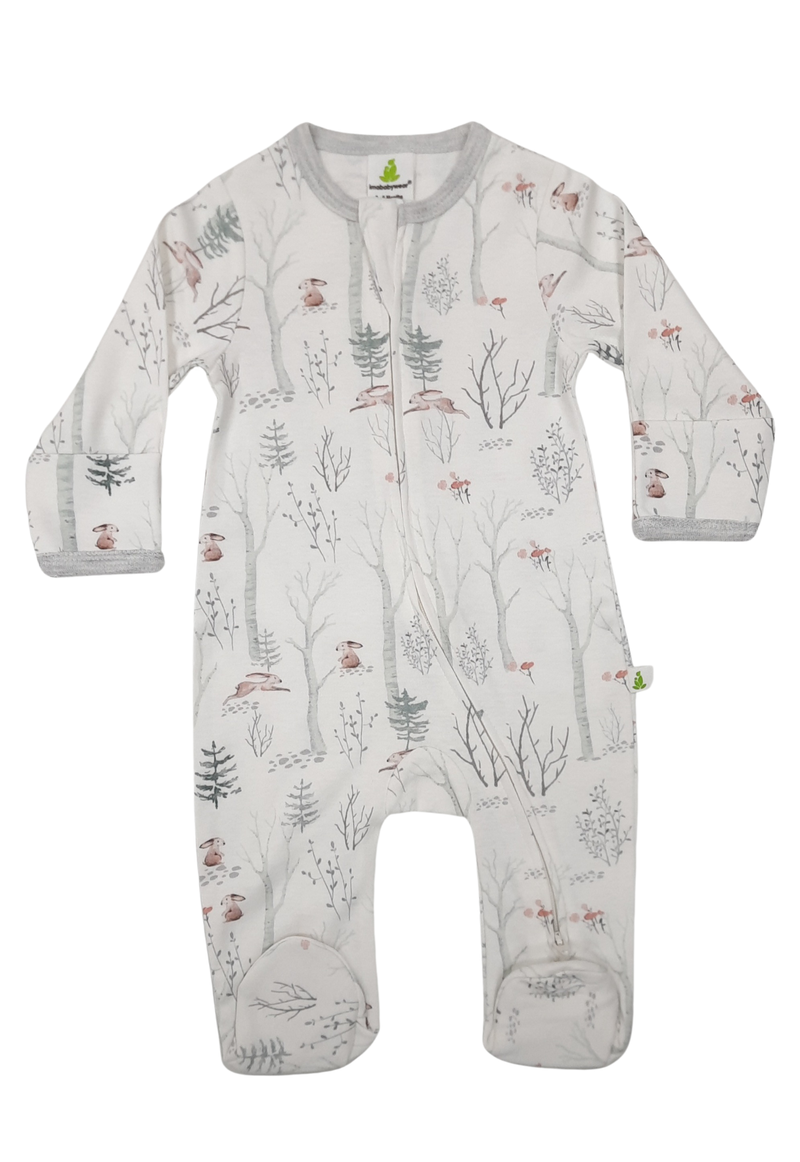 Imababy | Zipsuit w/Feet-Woodland
