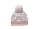 Hi-Hop | Little Girls Jacquard Fair Isle Beanie - Lilac