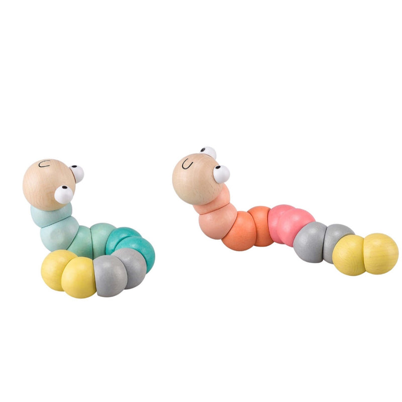 Wooden Wiggly Worms