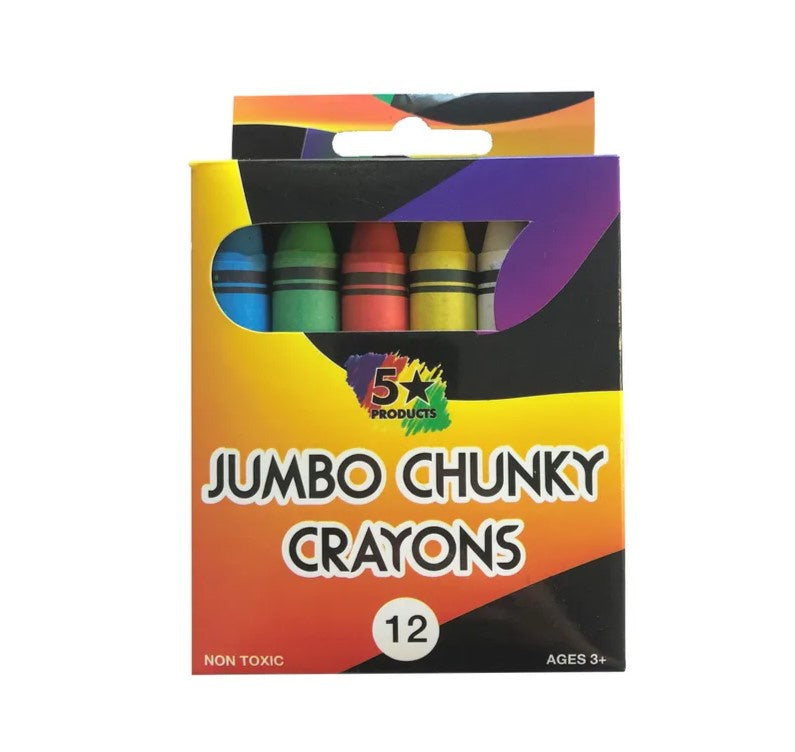 Jumbo Chunky Crayons 7pc
