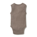 Wilson & Frenchy | Henley Bodysuit-Hazelnut