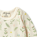 W&F | Organic L/S Bodysuit -Wild Flower