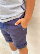 Korango | Baby Boys Twill Shorts - Navy