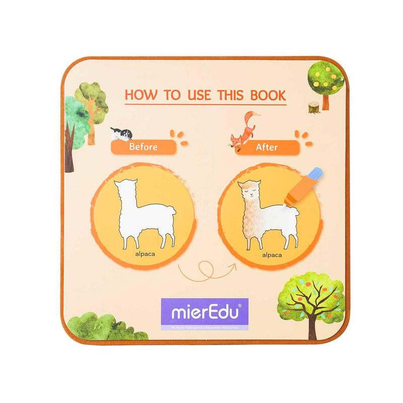 Mieredu | Magic Water Doodle Book -FARM ANIMALS