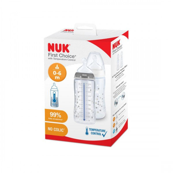 Nuk | FC+ PP Bottle 300ml 2pk - White