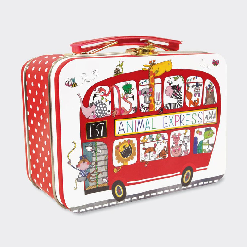 Rachel Ellen Design | Mini tin carry Case (Animal Express)