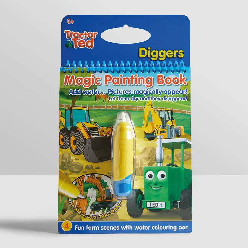 Tractor Ted | Diggers Magic Painting Book