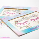 Glitter Girl Unicorn Face Gems - Asstd