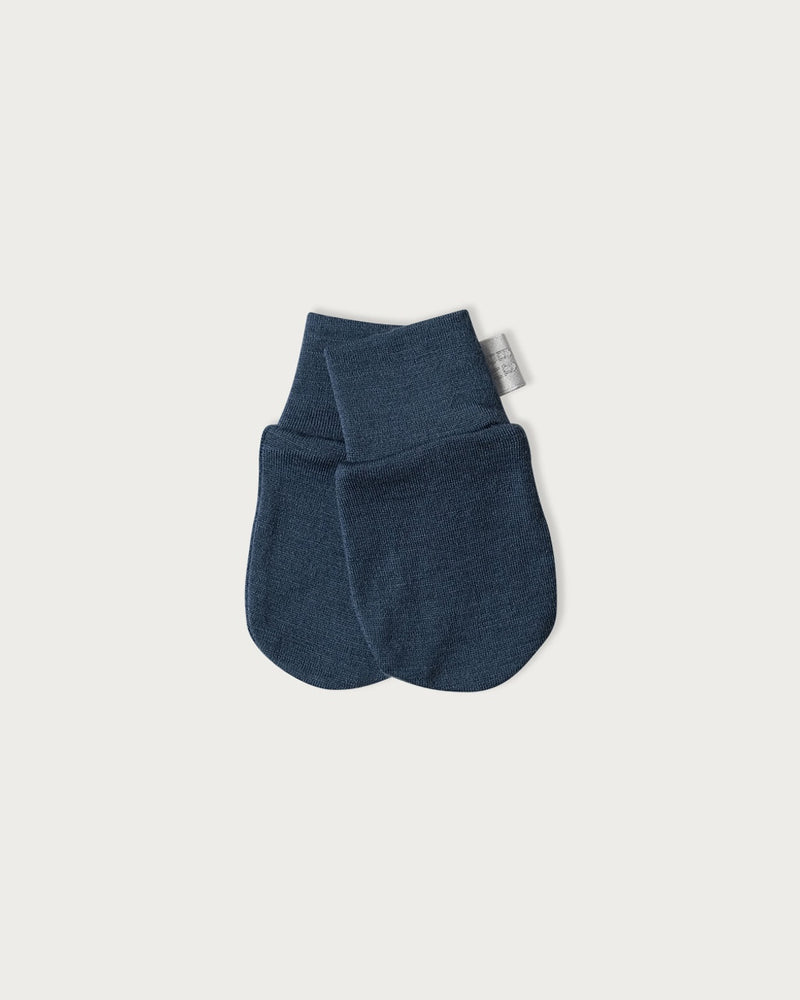 Babu | Merino Mittens -Denim