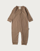 Babu | Merino All-In-One Footless-Walnut