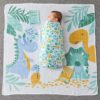 Dinosaurs Milestone Muslin Giftset