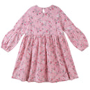 Designer kidz |Millie Floral Poodle  L/S Dress