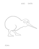 Honeysticks | Toddlers First Colouring Book - A Kiwi Adventure