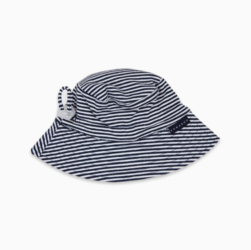 Korango | Cotton Sun Hat - Navy Stripe