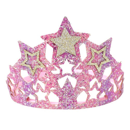 PINK POPPY | UNICORN PRINCESS SOFT GLITTER STAR CROWN