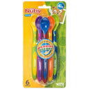 Nuby Weaning Feeding Spoons 6 Pack